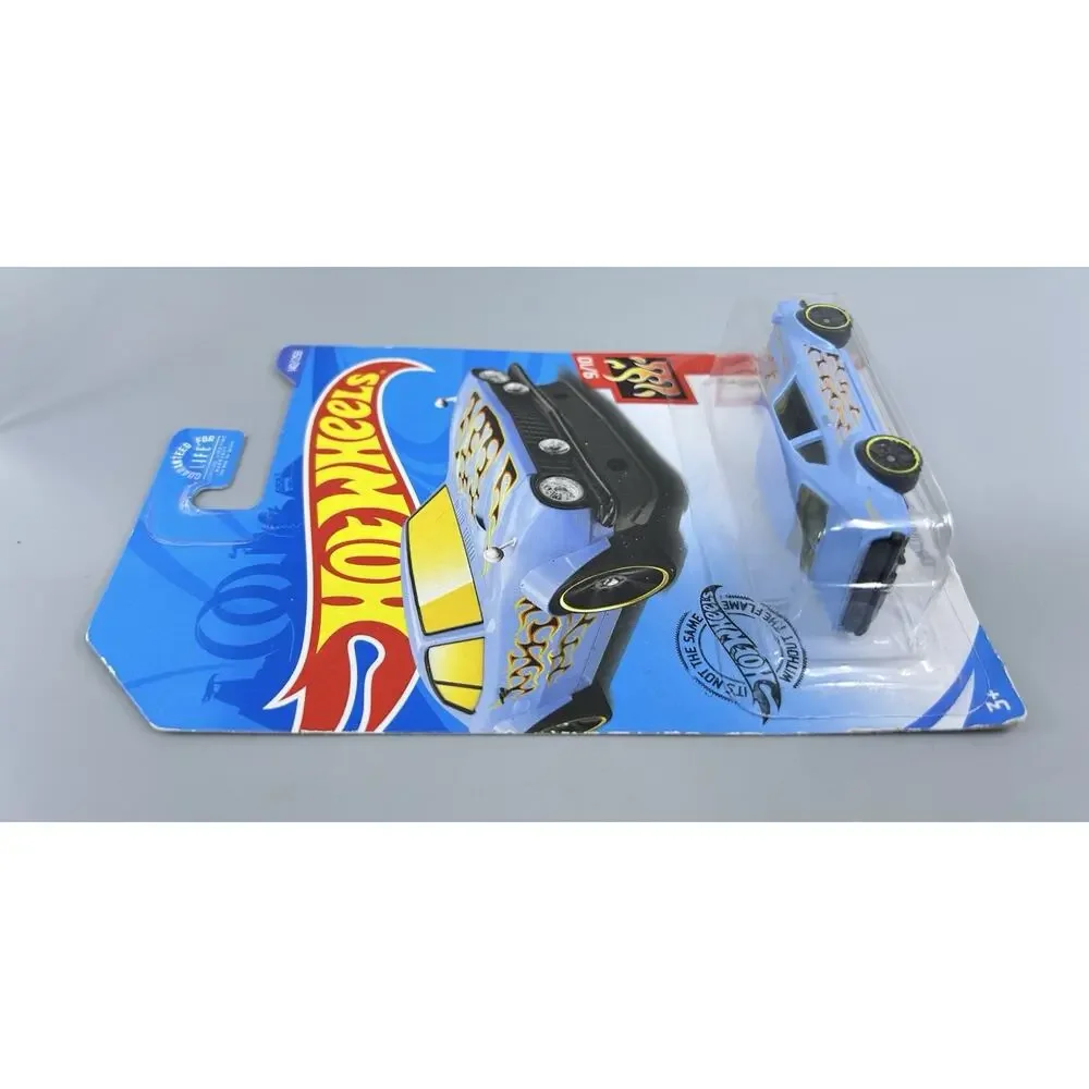Hot Wheels Custom FORD Maverick Light Blue Kroger HW Flames 9/10 Diecast 1:64